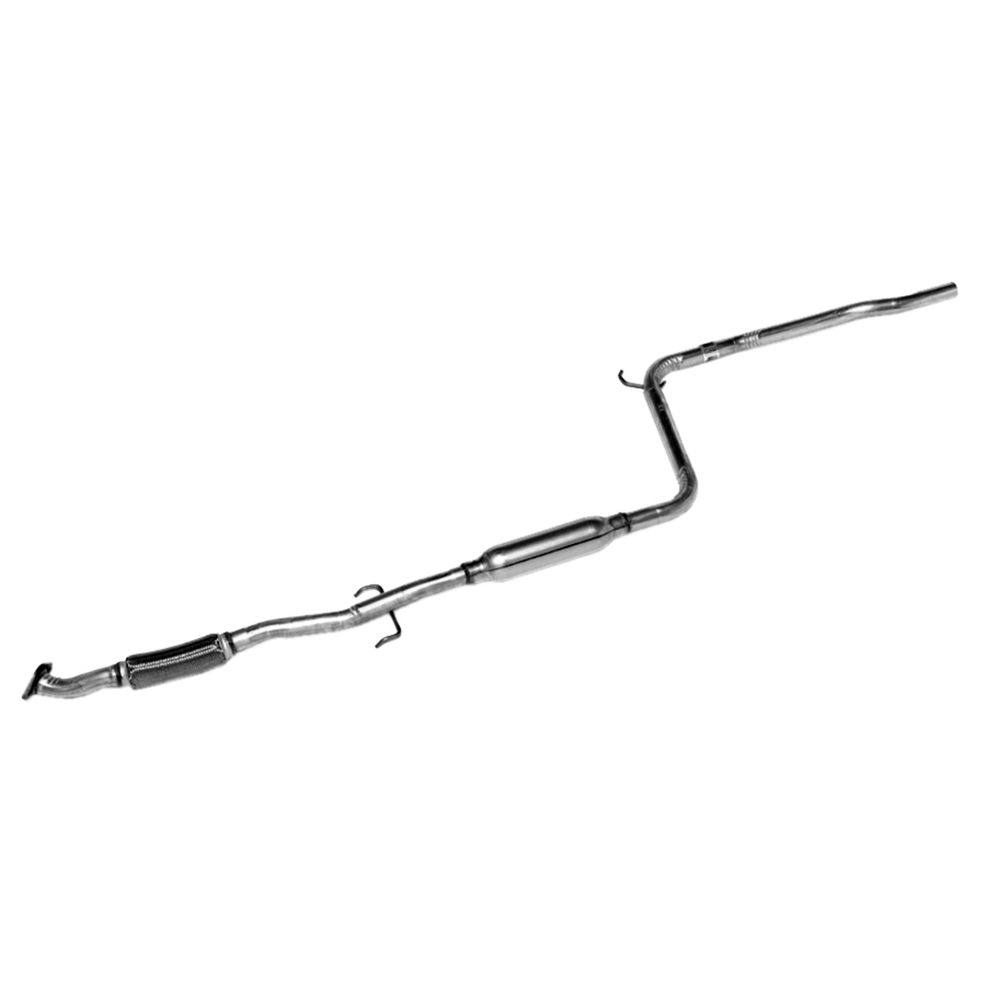 Front View of Exhaust Resonator and Pipe Assembly WALKER 49230