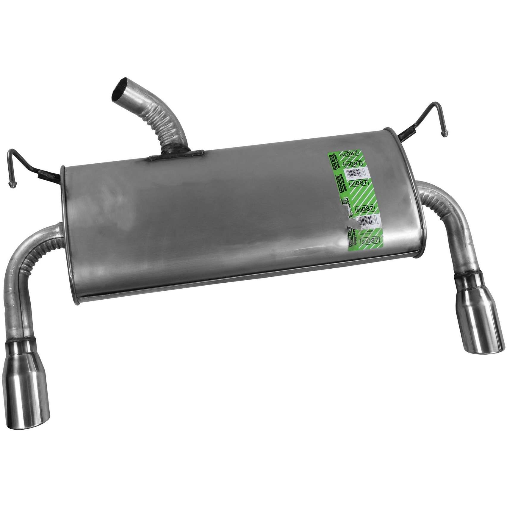 Front View of Exhaust Muffler Assembly WALKER 50087