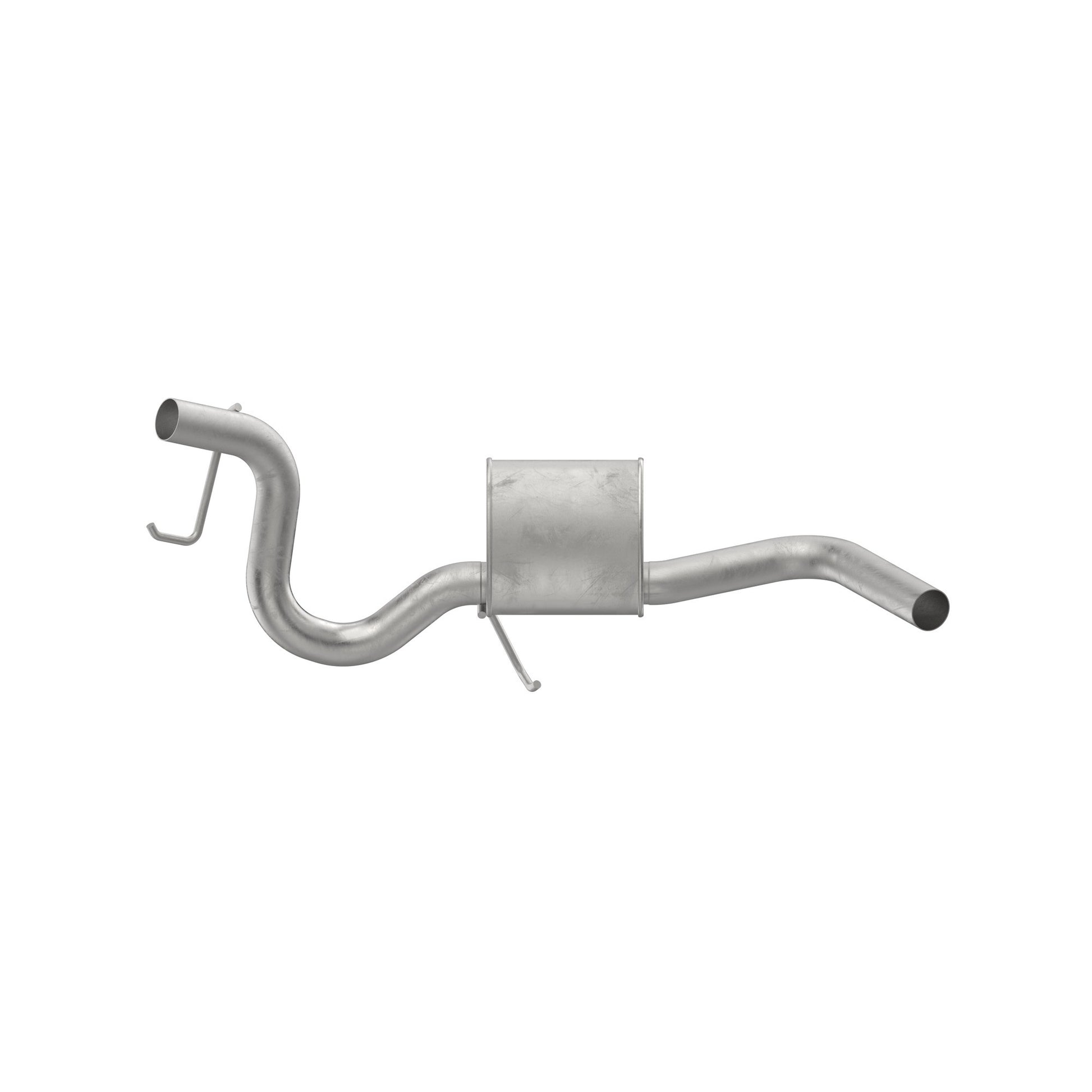 Angle View of Exhaust Resonator and Pipe Assembly WALKER 54558