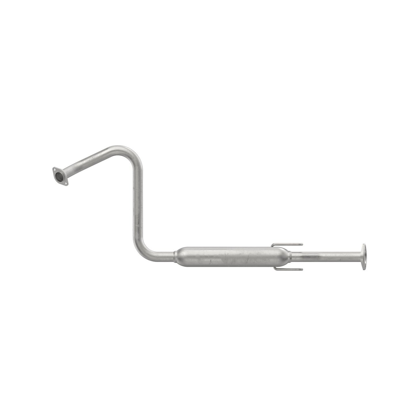 Angle View of Exhaust Resonator and Pipe Assembly WALKER 55572