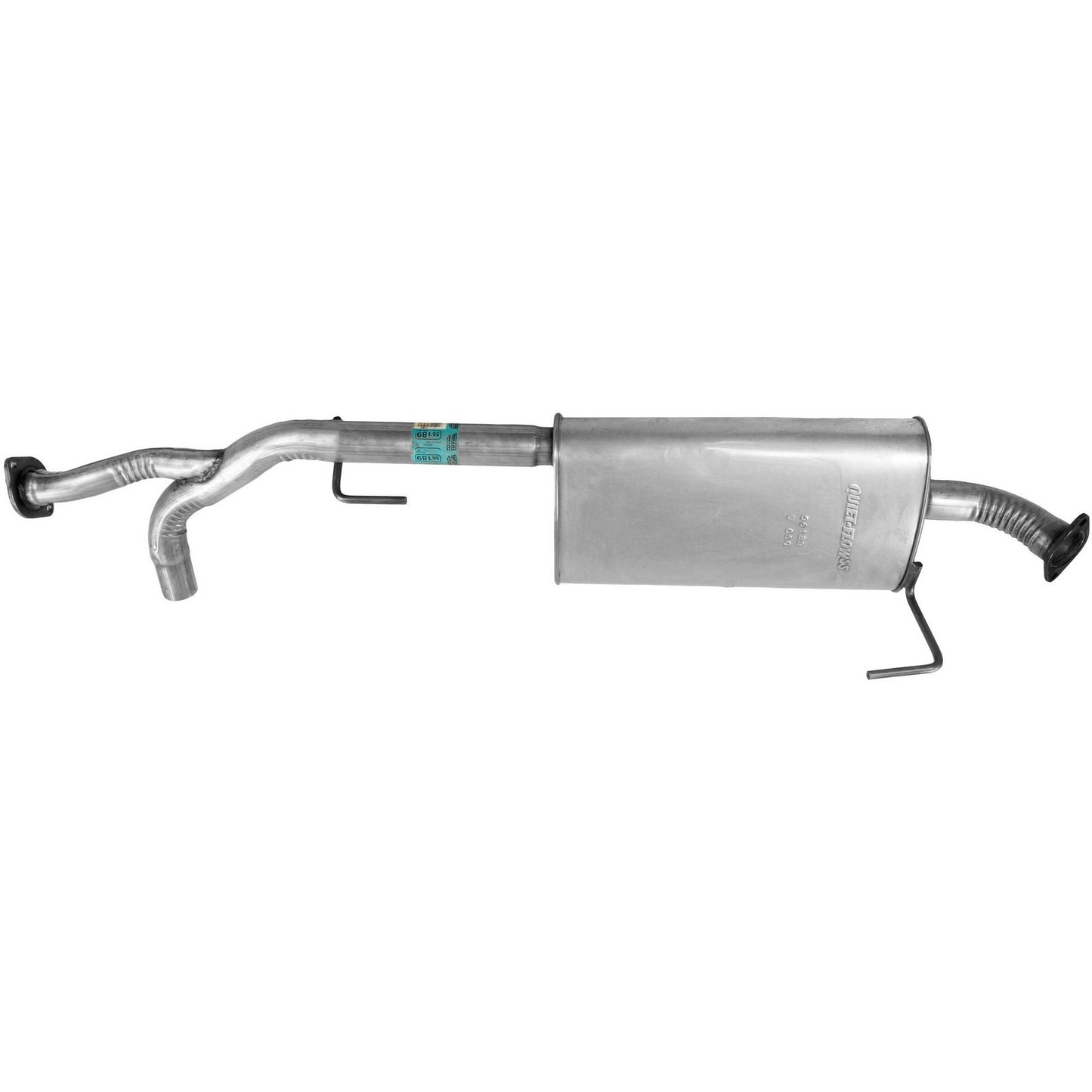 Front View of Exhaust Muffler Assembly WALKER 56189