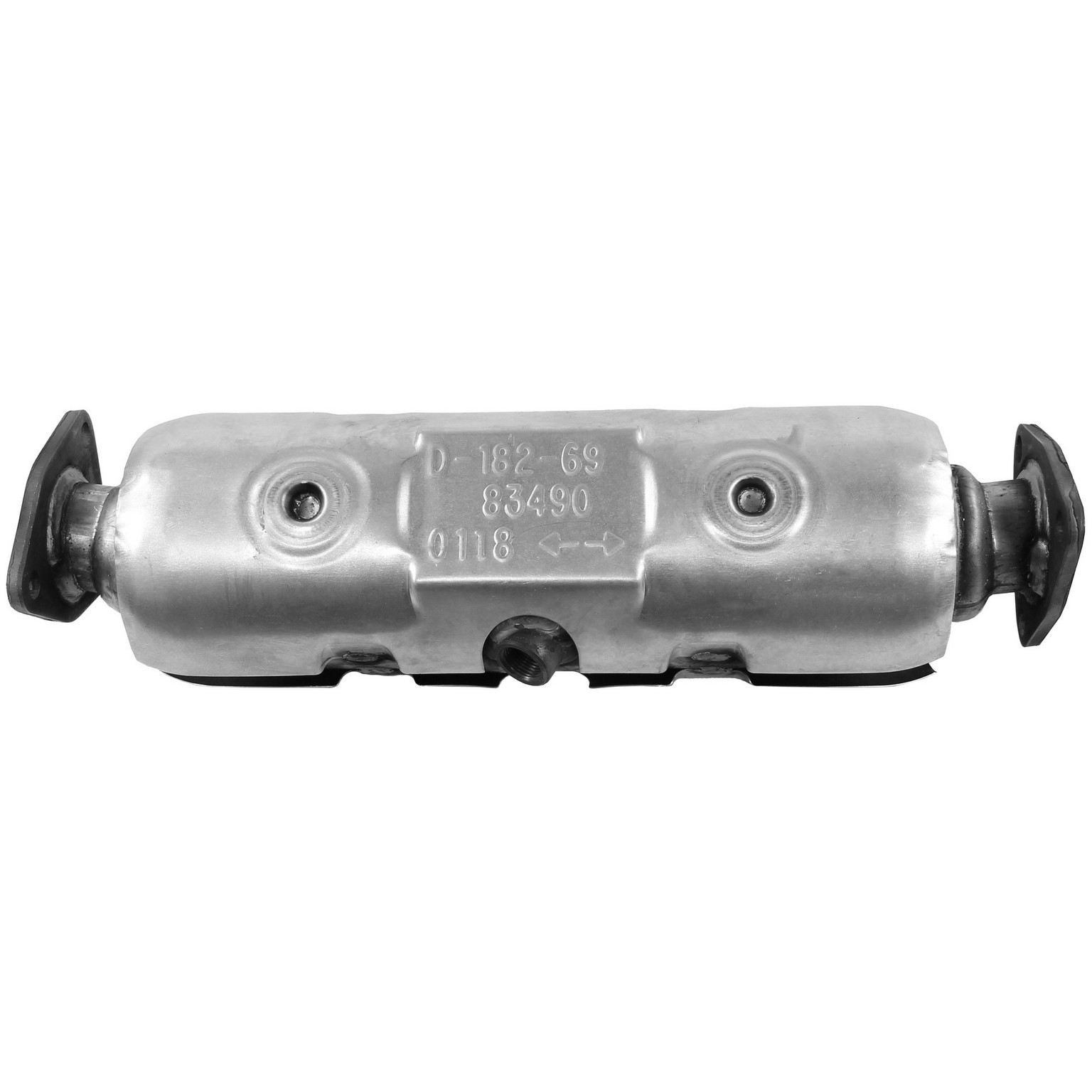 Front View of Catalytic Converter WALKER 83490