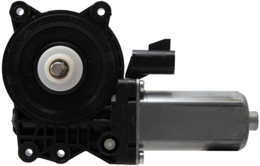 Angle View of Front Left Power Window Motor ACI 382333