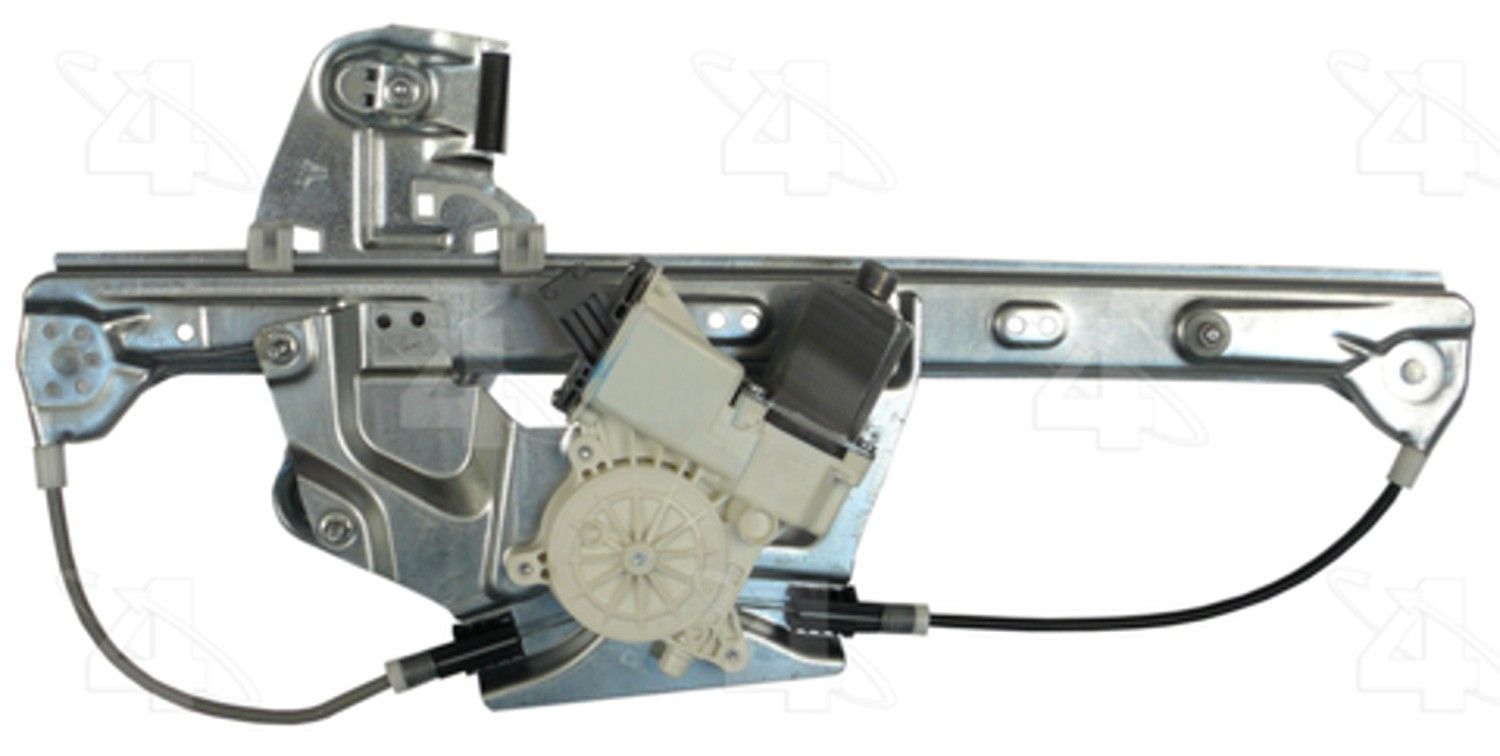 Back View of Rear Left Power Window Motor and Regulator Assembly ACI 382352