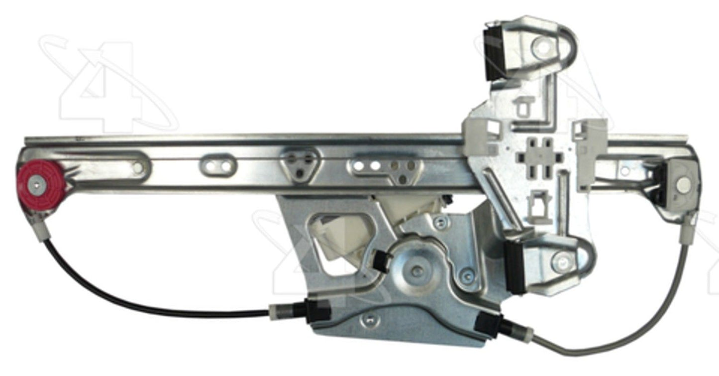 Front View of Rear Left Power Window Motor and Regulator Assembly ACI 382352