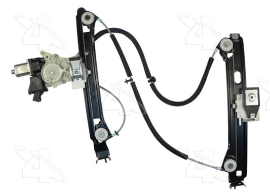 Angle View of Front Left Power Window Motor and Regulator Assembly ACI 382375
