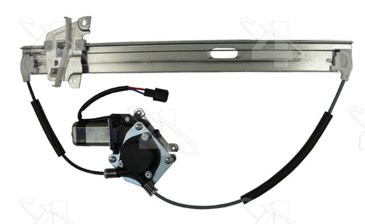 Angle View of Front Right Power Window Motor and Regulator Assembly ACI 383307