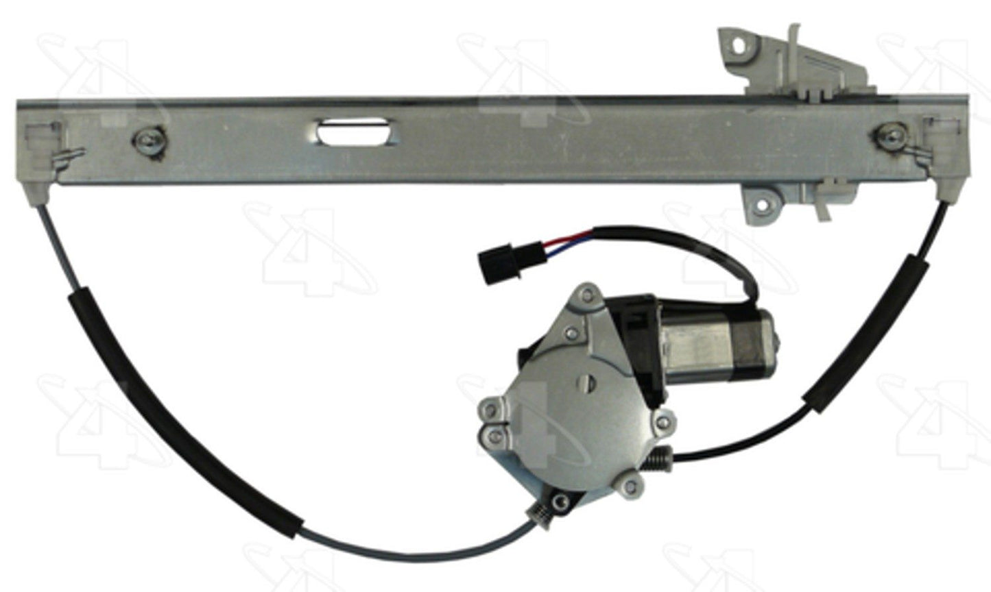 Back View of Front Right Power Window Motor and Regulator Assembly ACI 383307