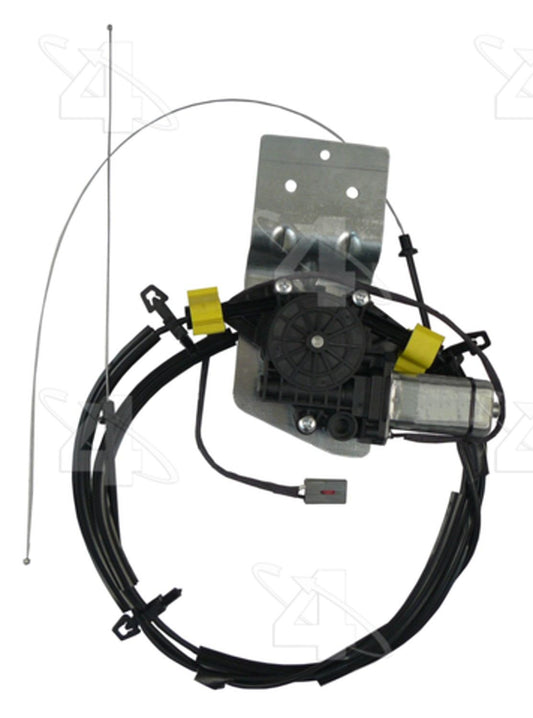 Angle View of Rear Center Power Window Motor and Regulator Assembly ACI 383344