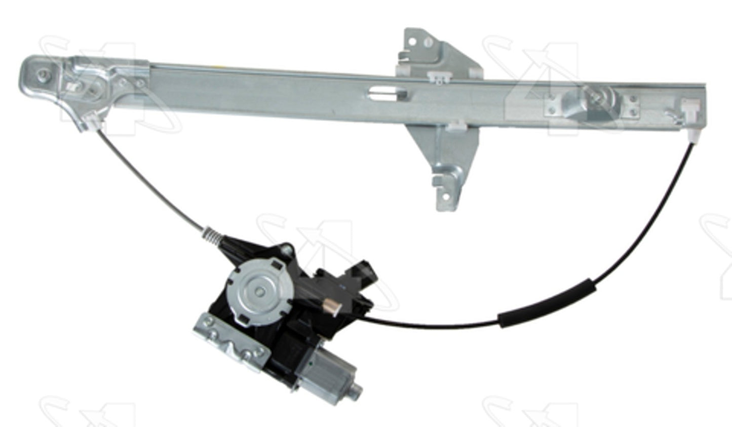 Back View of Front Right Power Window Motor and Regulator Assembly ACI 383421