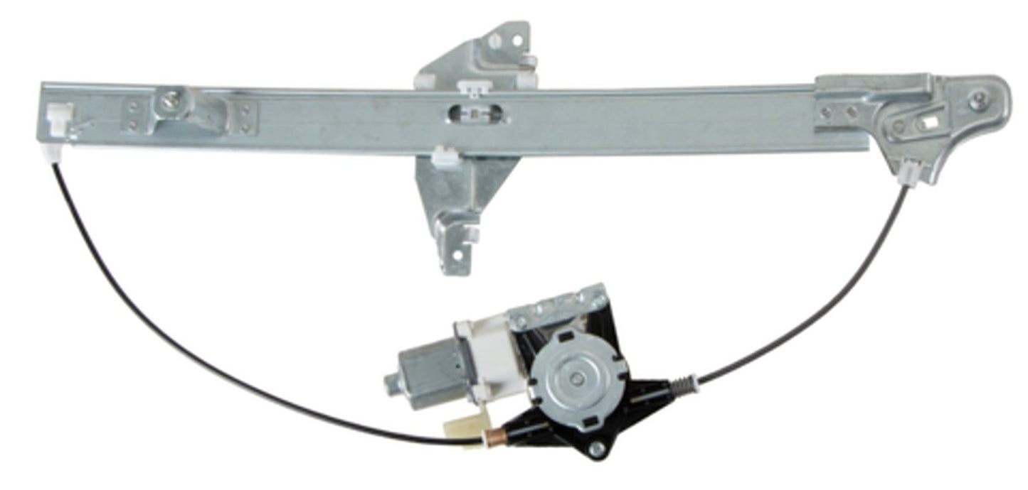 Back View of Rear Left Power Window Motor and Regulator Assembly ACI 383422
