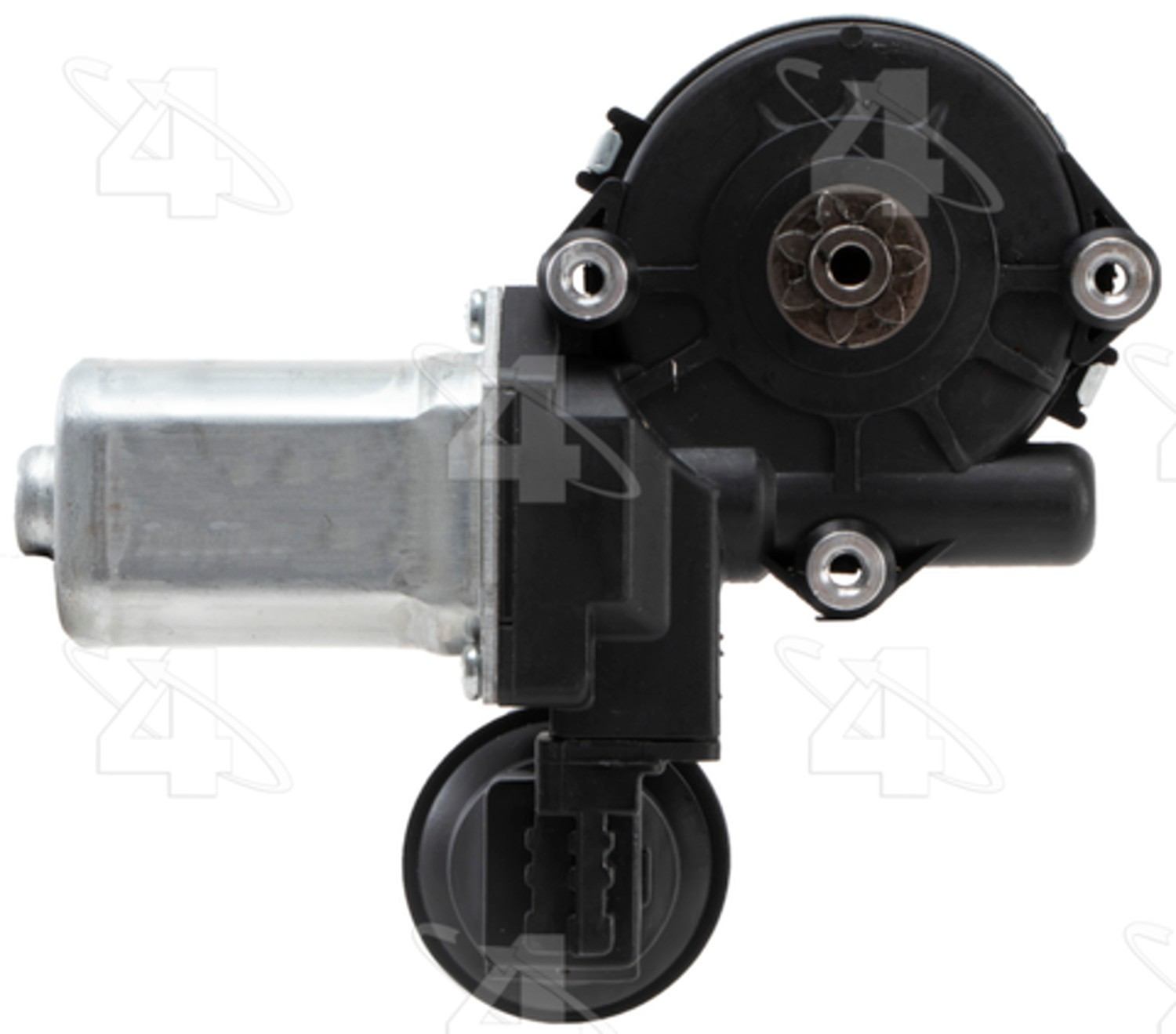 Angle View of Front Left Power Window Motor ACI 388396