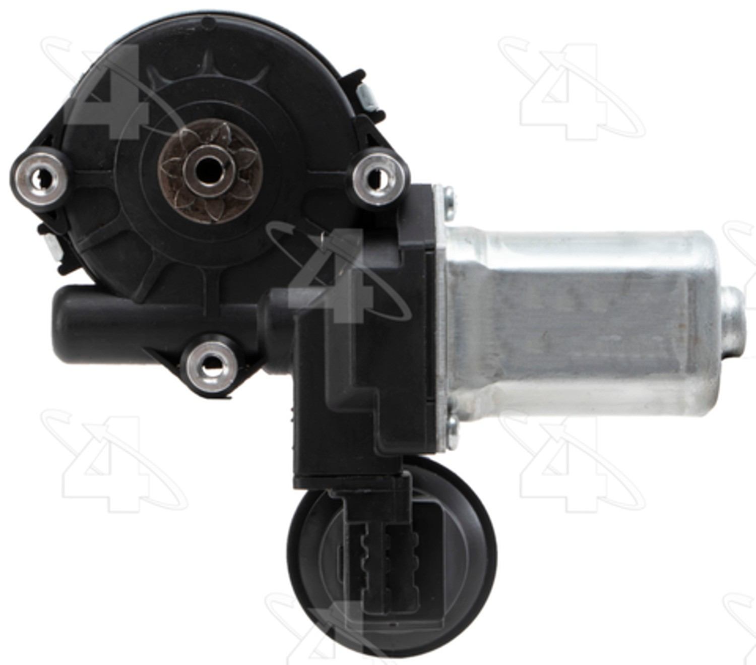 Angle View of Front Right Power Window Motor ACI 388397