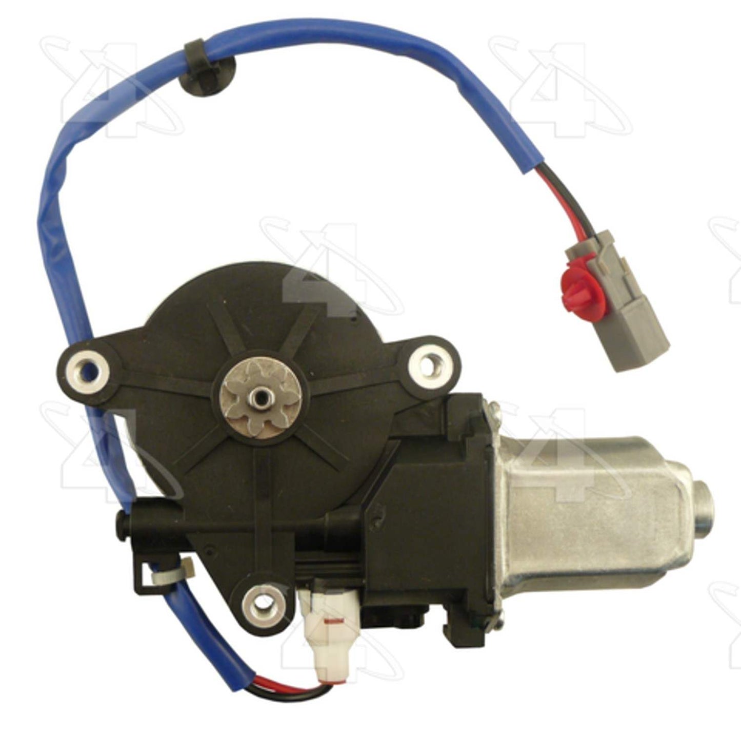 Angle View of Front Right Power Window Motor ACI 388564