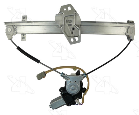 Angle View of Front Left Power Window Motor and Regulator Assembly ACI 388577