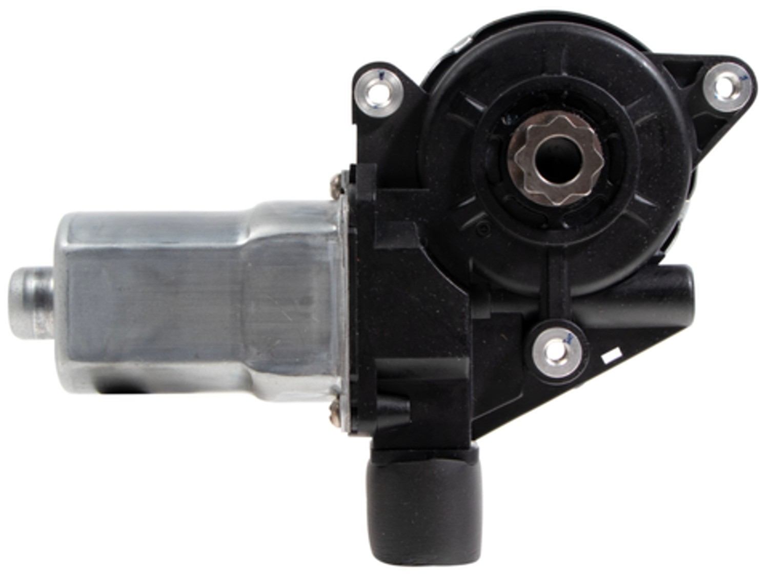 Angle View of Front Right Power Window Motor ACI 389119