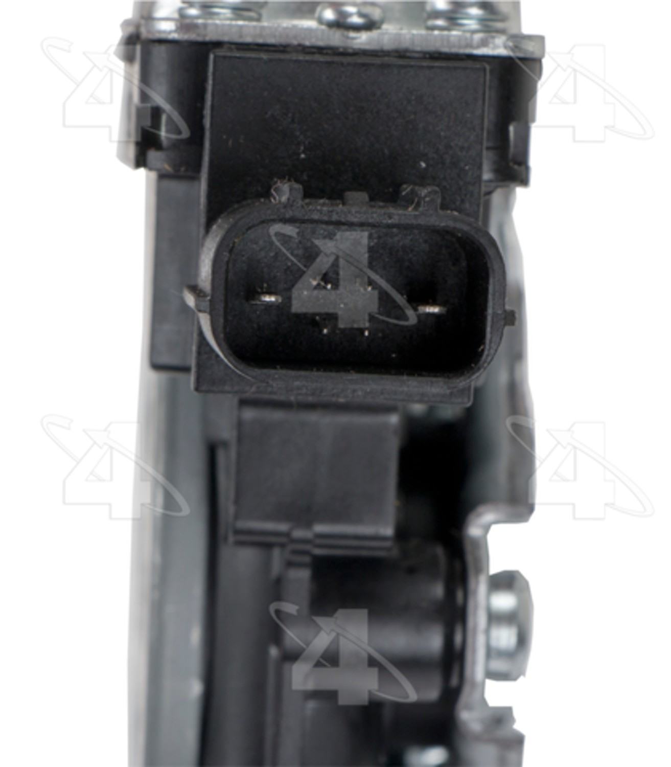 Connector View of Front Left Power Window Motor and Regulator Assembly ACI 389128