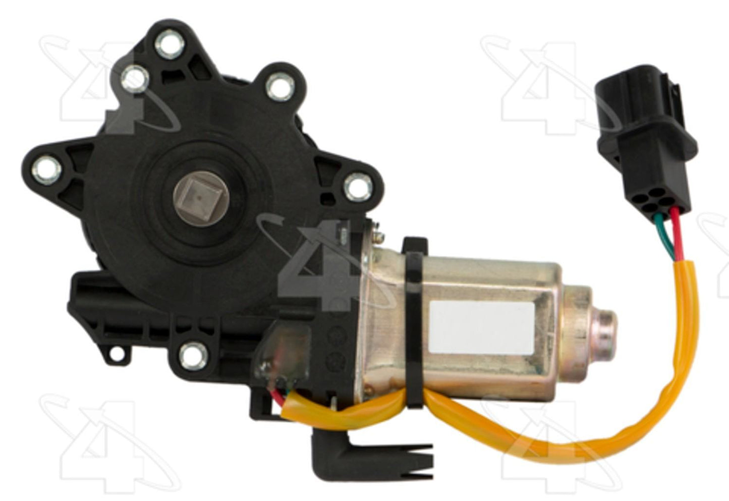 Angle View of Front Right Power Window Motor ACI 389412