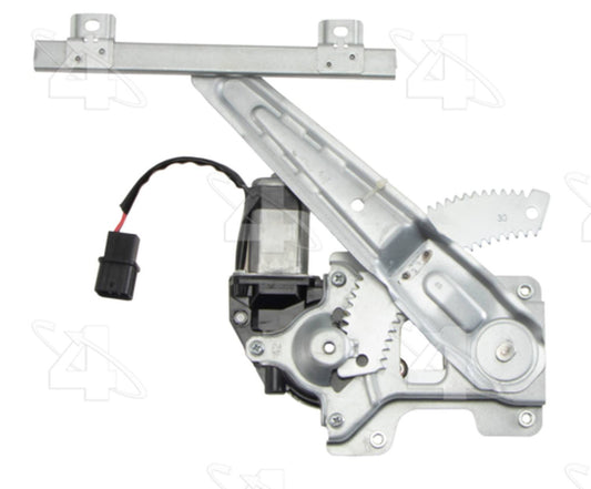 Angle View of Rear Right Power Window Motor and Regulator Assembly ACI 389567