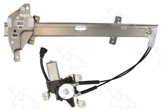 Angle View of Front Right Power Window Motor and Regulator Assembly ACI 82109