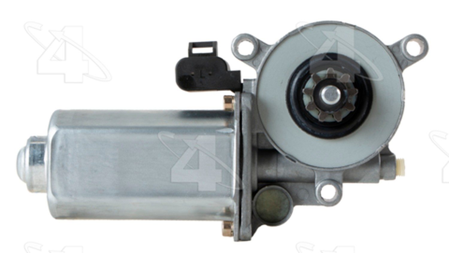 Angle View of Front Left Power Window Motor ACI 82162