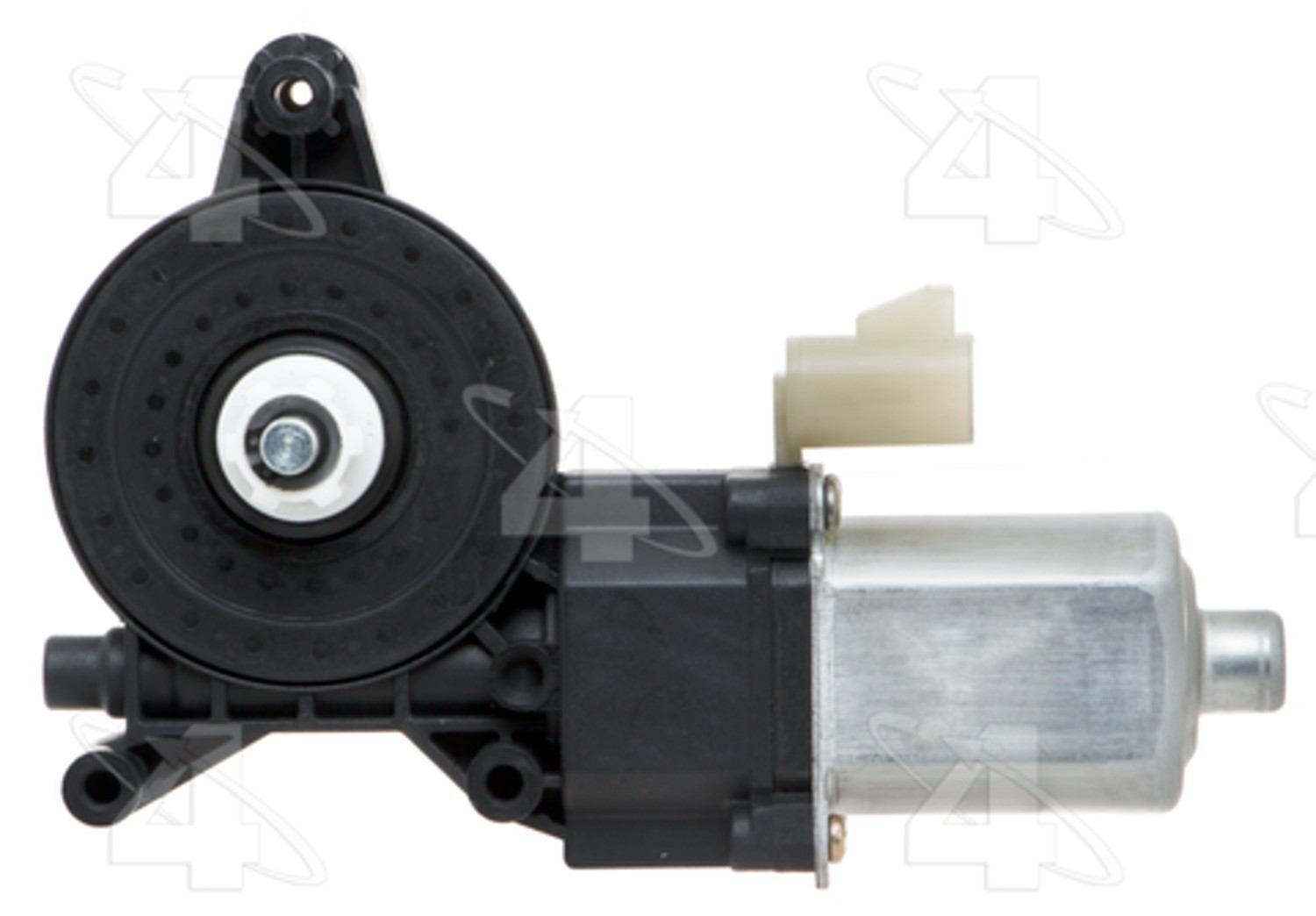 Angle View of Front Left Power Window Motor ACI 82280