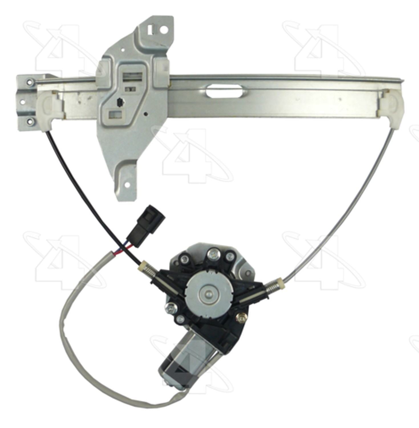 Angle View of Rear Right Power Window Motor and Regulator Assembly ACI 82299