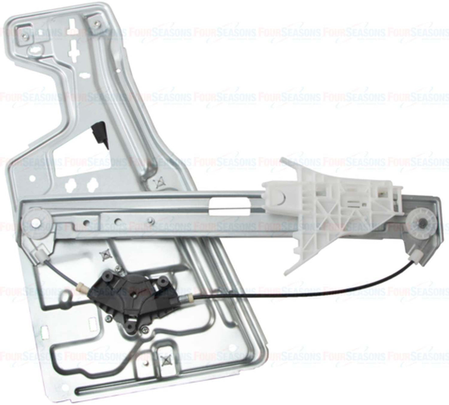 Angle View of Front Left Power Window Motor and Regulator Assembly ACI 82327