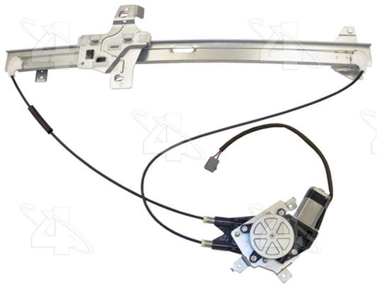 Angle View of Front Left Power Window Motor and Regulator Assembly ACI 83114