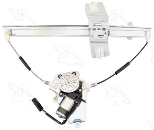 Angle View of Front Left Power Window Motor and Regulator Assembly ACI 86876