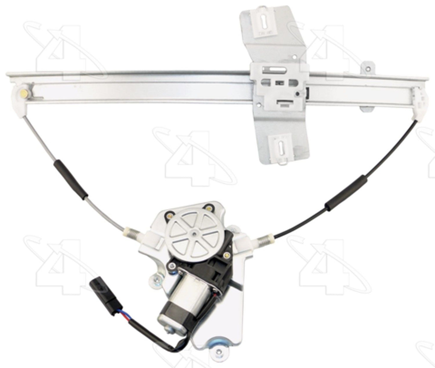Front View of Front Left Power Window Motor and Regulator Assembly ACI 86876