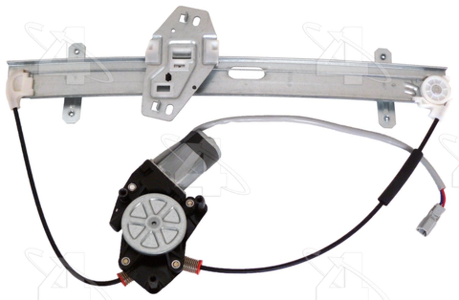 Angle View of Front Right Power Window Motor and Regulator Assembly ACI 88155