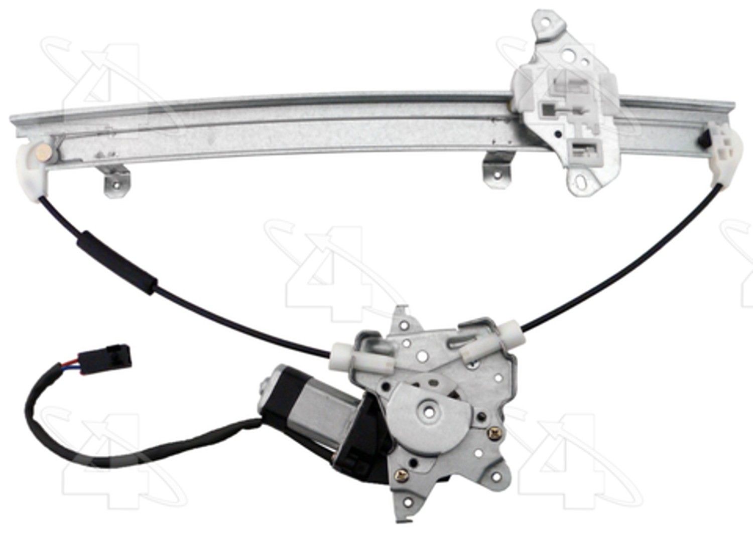 Angle View of Front Left Power Window Motor and Regulator Assembly ACI 88220