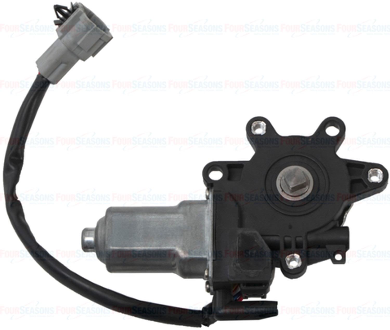 Angle View of Front Left Power Window Motor ACI 88252