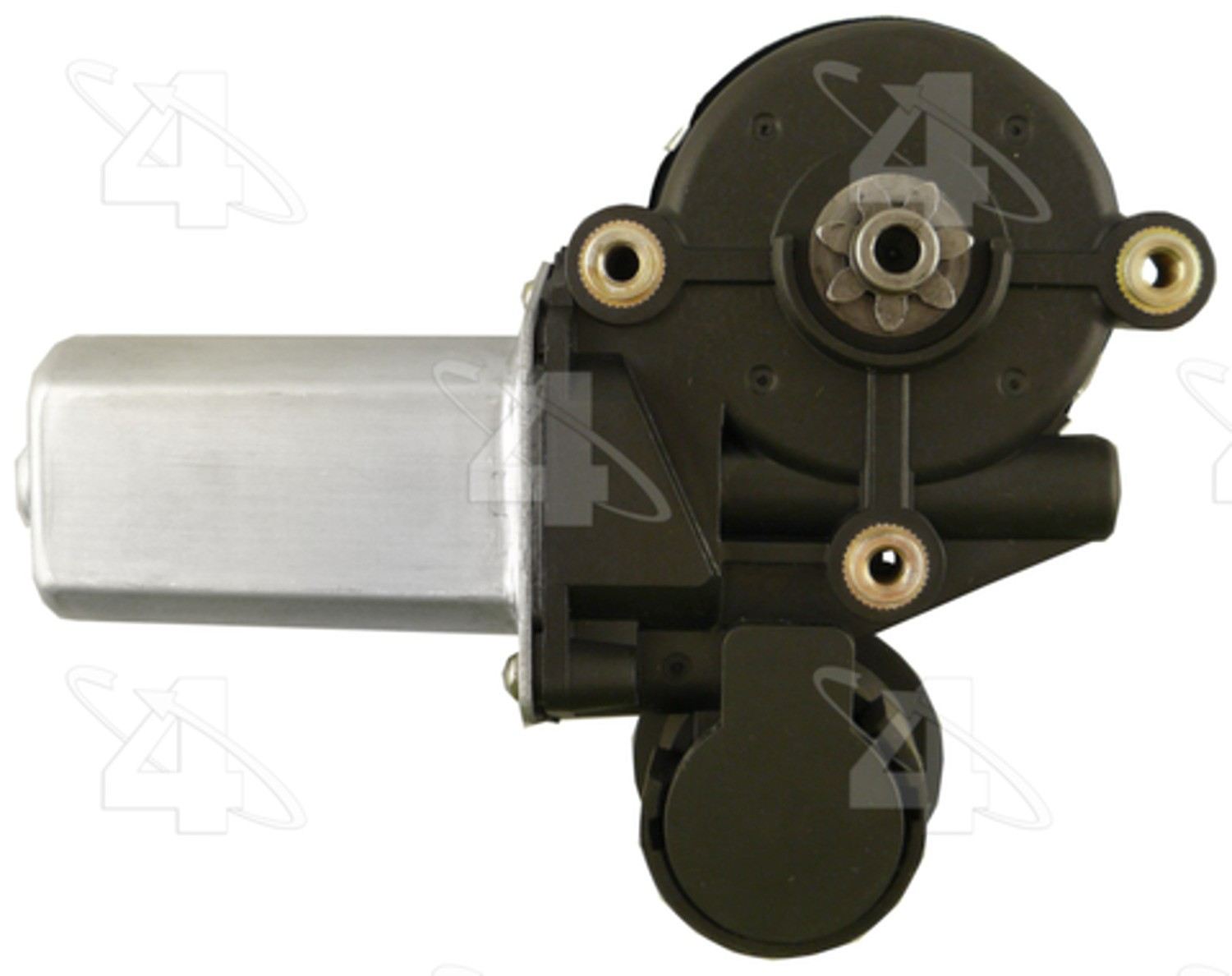 Angle View of Front Left Power Window Motor ACI 88394