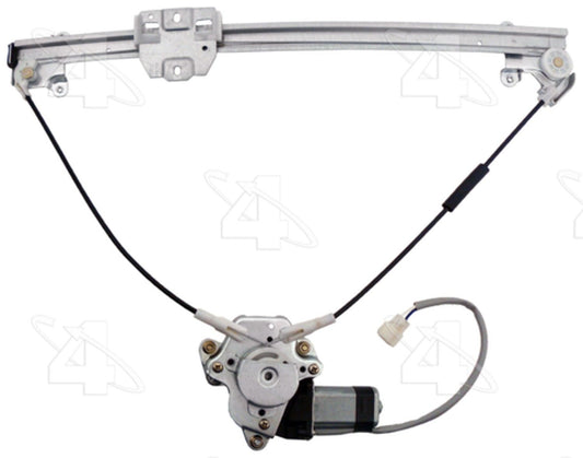 Angle View of Front Right Power Window Motor and Regulator Assembly ACI 88457