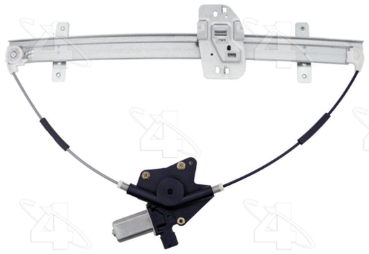 Angle View of Front Left Power Window Motor and Regulator Assembly ACI 88500