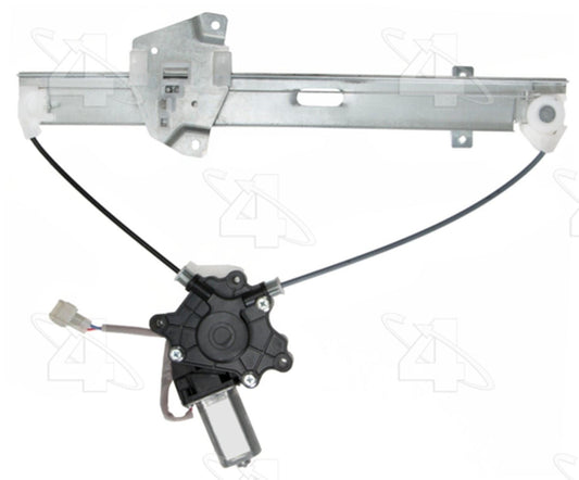 Angle View of Rear Right Power Window Motor and Regulator Assembly ACI 88951