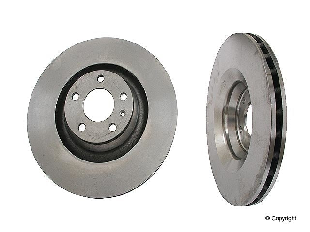 Front View of Disc Brake Rotor ZIMMERMANN 100331920