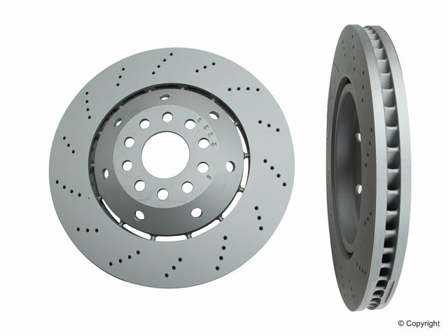 Top View of Disc Brake Rotor ZIMMERMANN 100333970