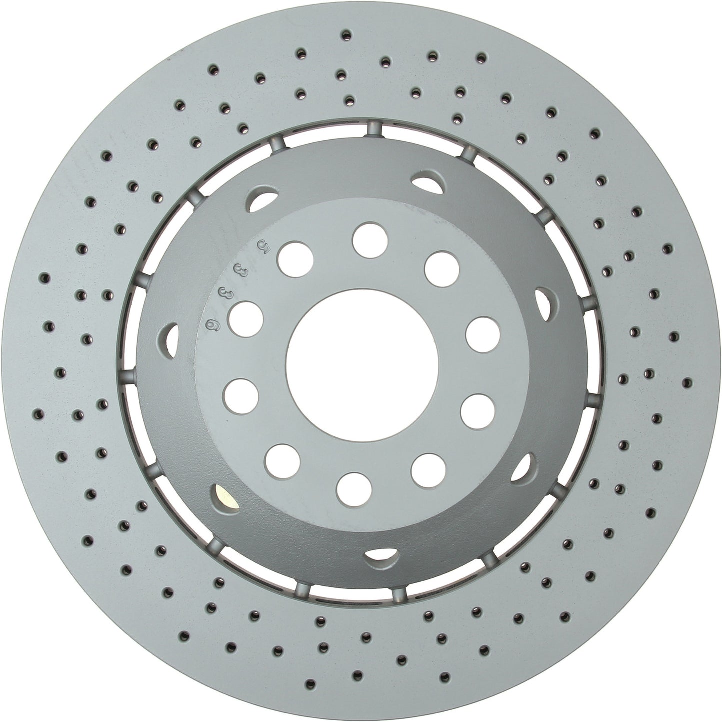 Front View of Disc Brake Rotor ZIMMERMANN 100334270