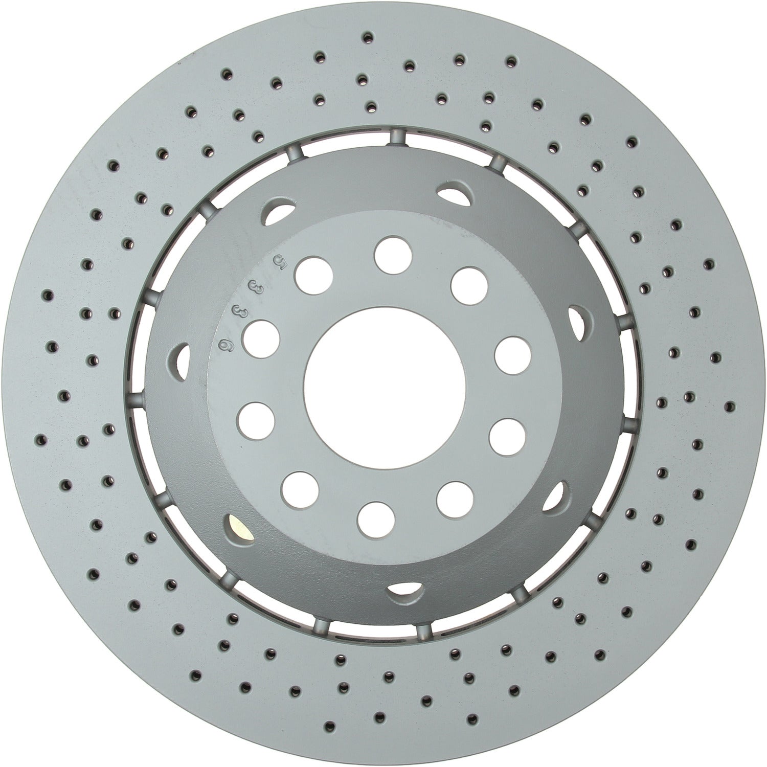 Front View of Disc Brake Rotor ZIMMERMANN 100334270