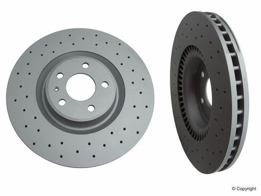 Top View of Disc Brake Rotor ZIMMERMANN 100335752