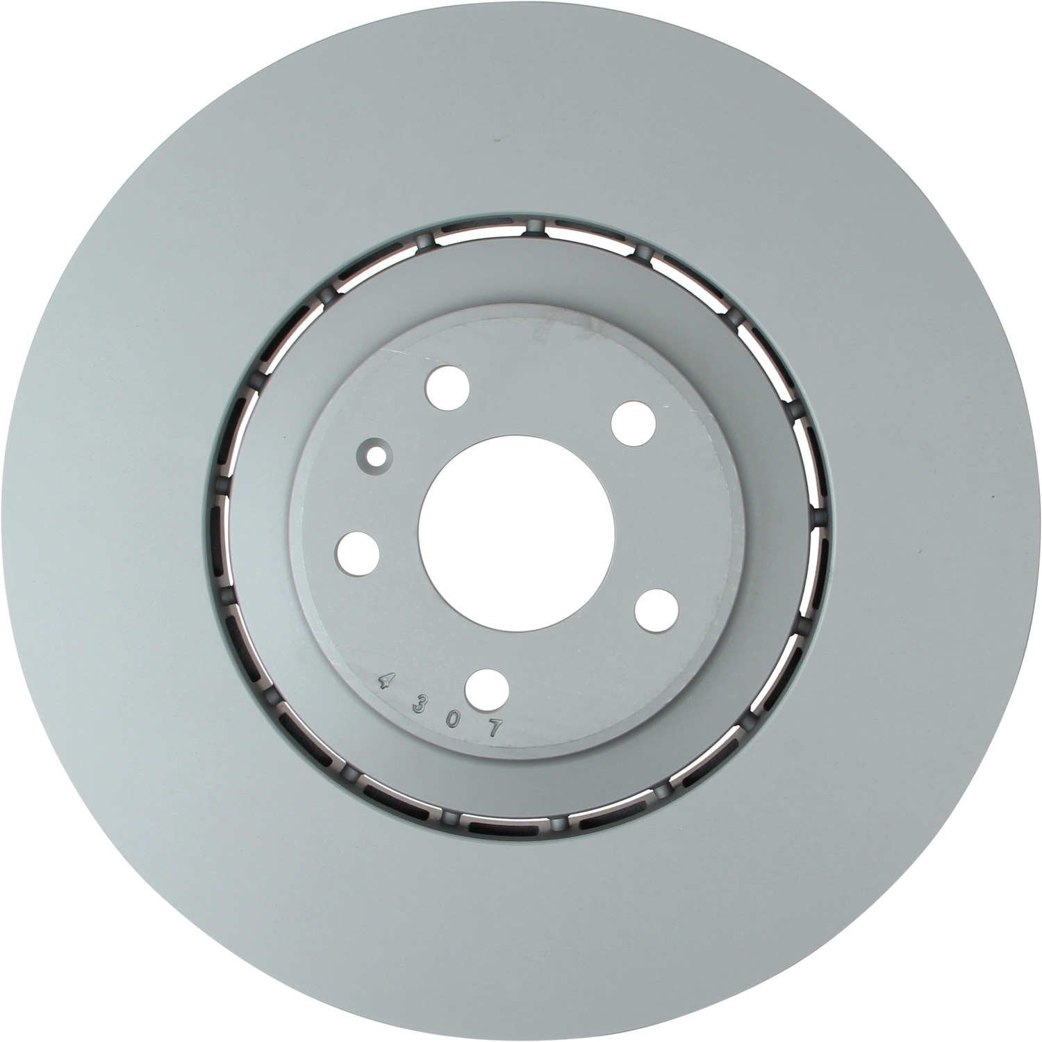 Front View of Front Disc Brake Rotor ZIMMERMANN 100.3363.75