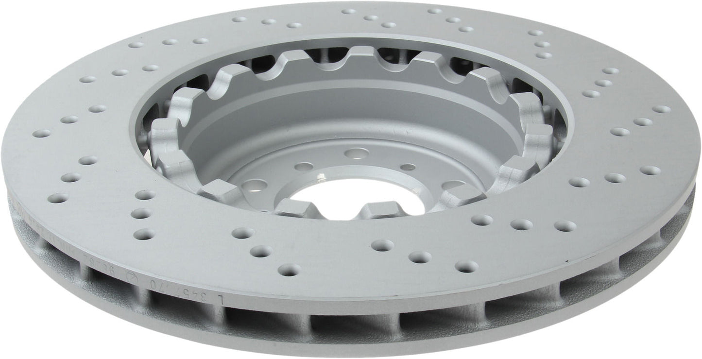 Bottom View of Disc Brake Rotor ZIMMERMANN 150345770