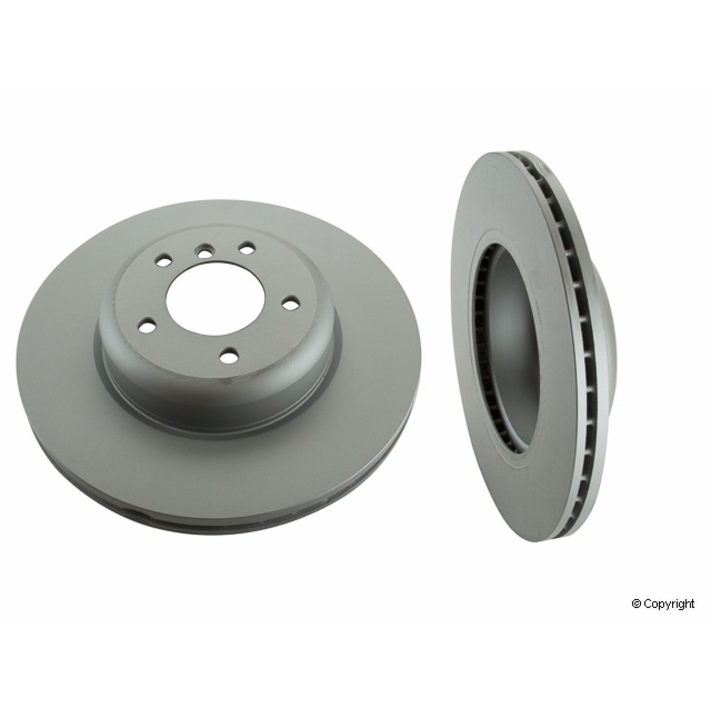 Front View of Disc Brake Rotor ZIMMERMANN 150346520