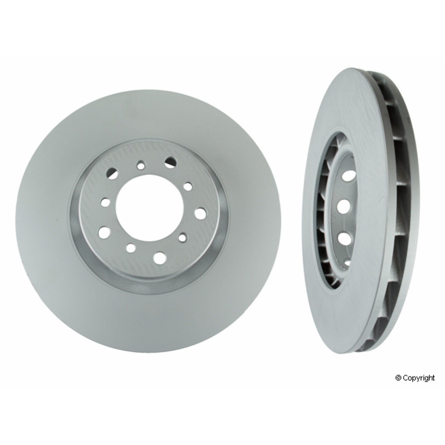 Front View of Disc Brake Rotor ZIMMERMANN 150346920