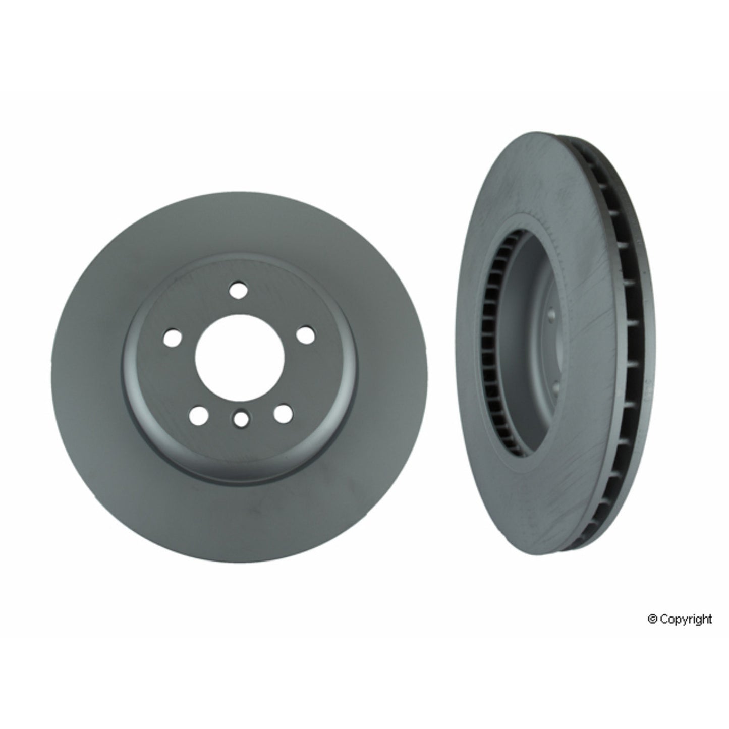 Front View of Disc Brake Rotor ZIMMERMANN 150348320