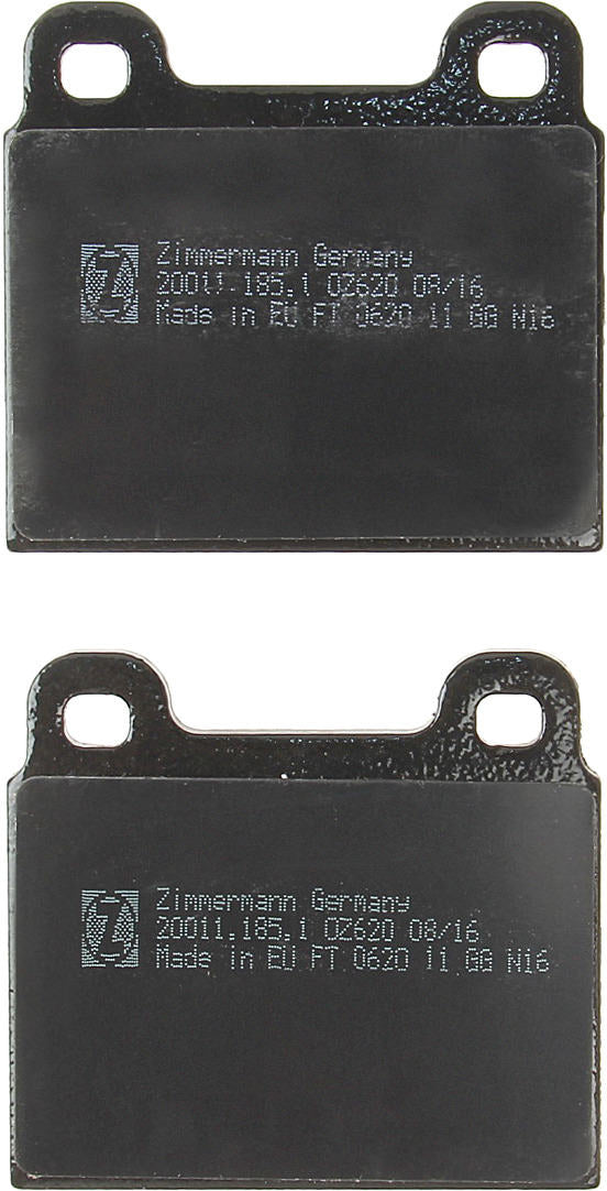 Back View of Disc Brake Pad Set ZIMMERMANN 200111851