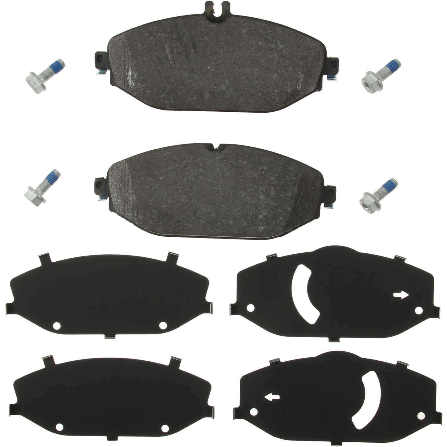 Front View of Front Disc Brake Pad Set ZIMMERMANN 22076.190.1